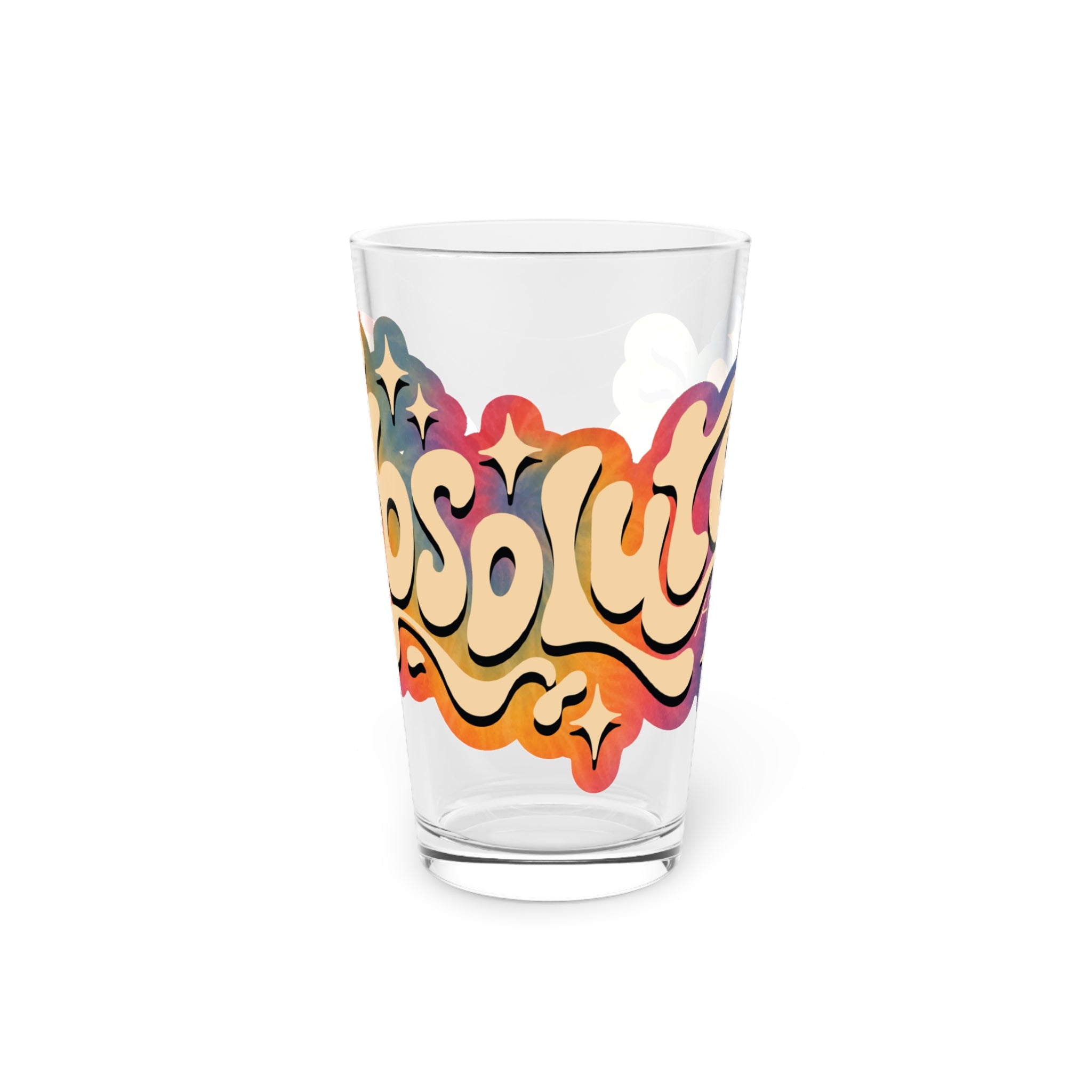 Absolutely Tie-Dye Pint Glass