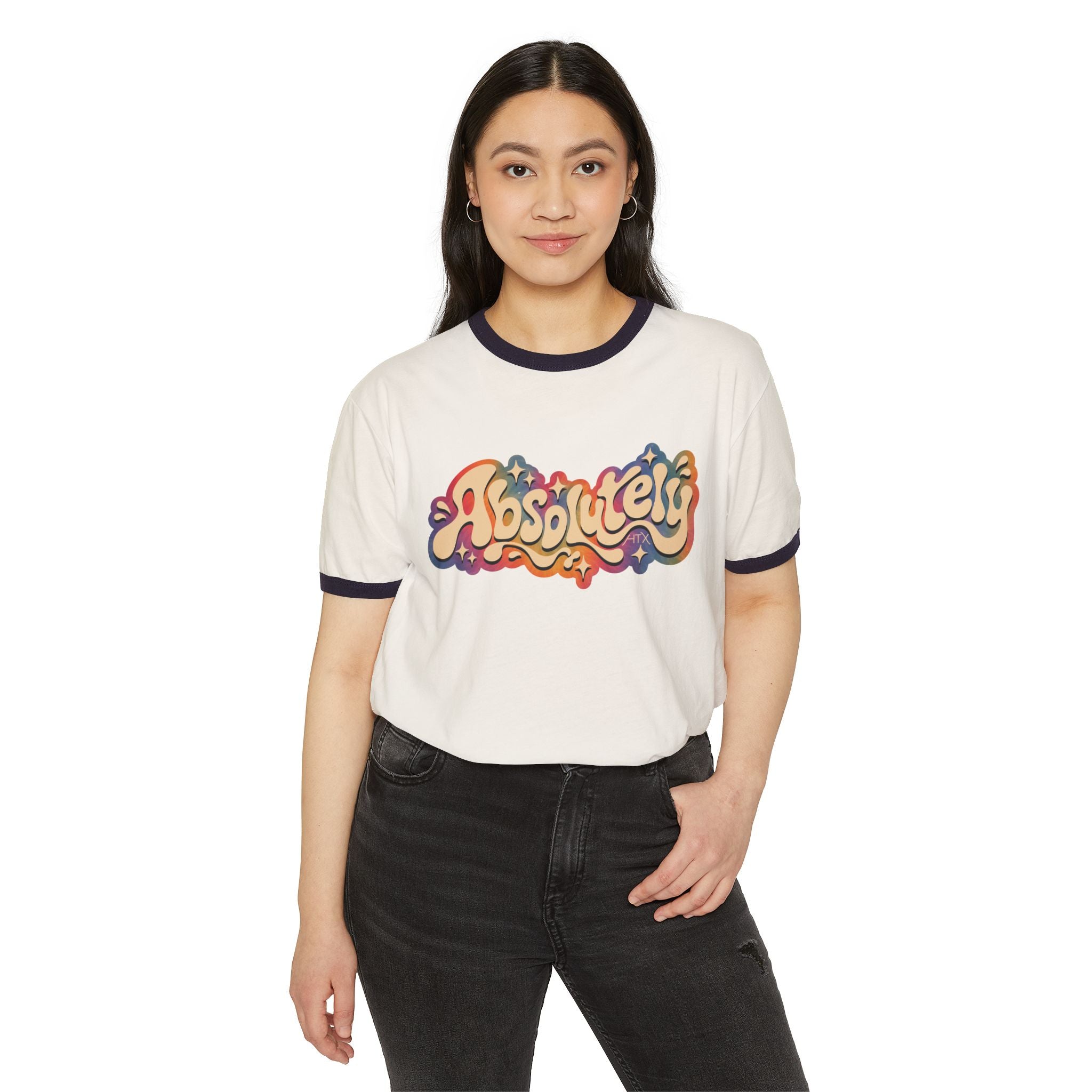 Absolutely Tie-Dye Ringer T-Shirt
