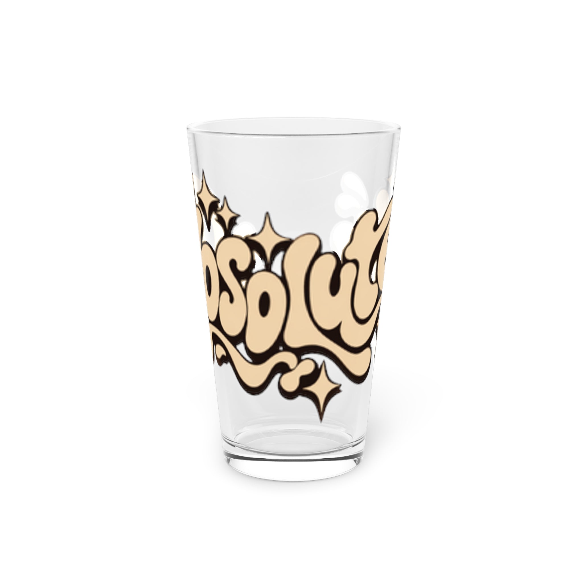 Absolutely Cream 16oz Pint Glass